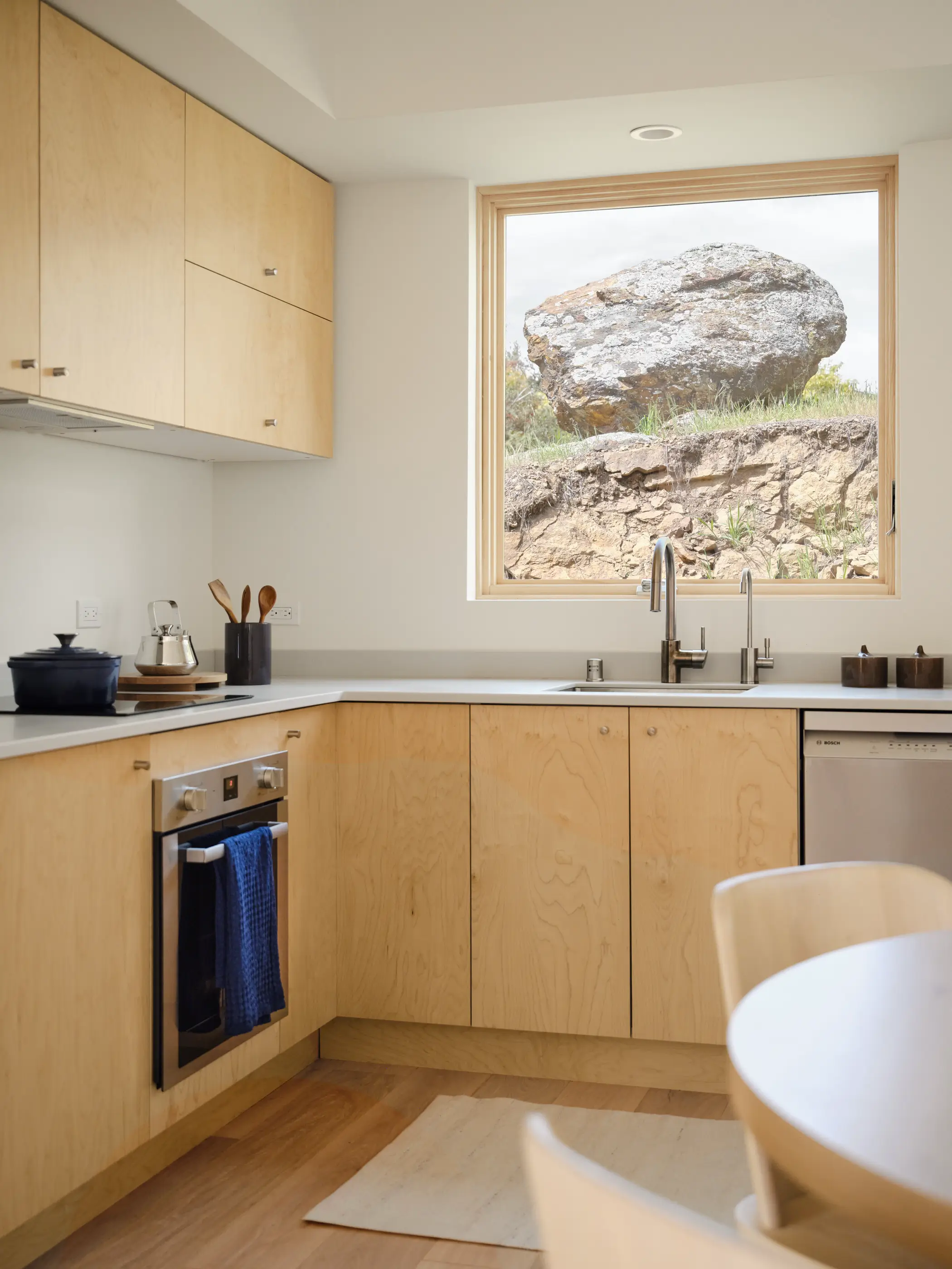 Premium customizable cabinet fronts in Type Five ADU offering versatile aesthetic options for personalized interior design