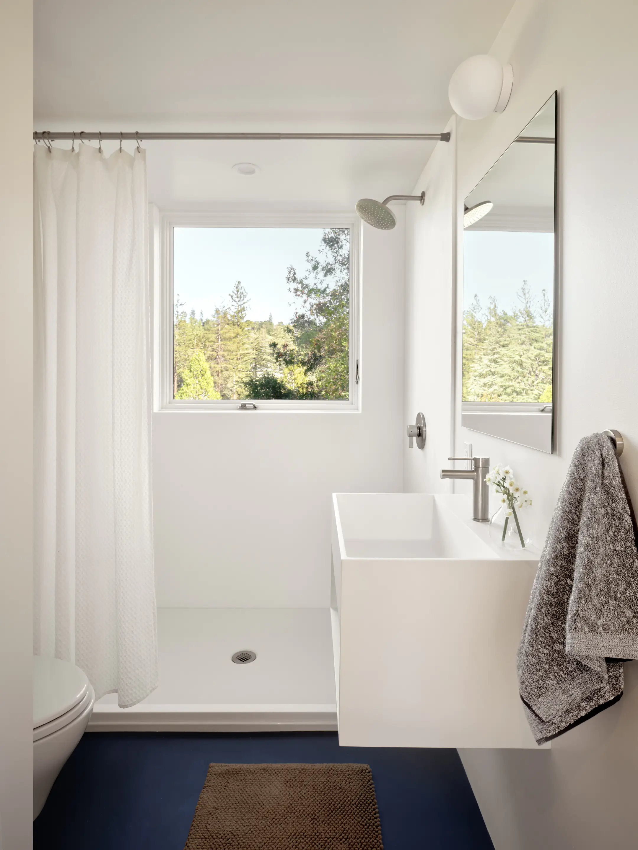 Luxury bathroom design in Type Five ADU featuring high-quality fixtures and tailored layouts for comfort and functionality
